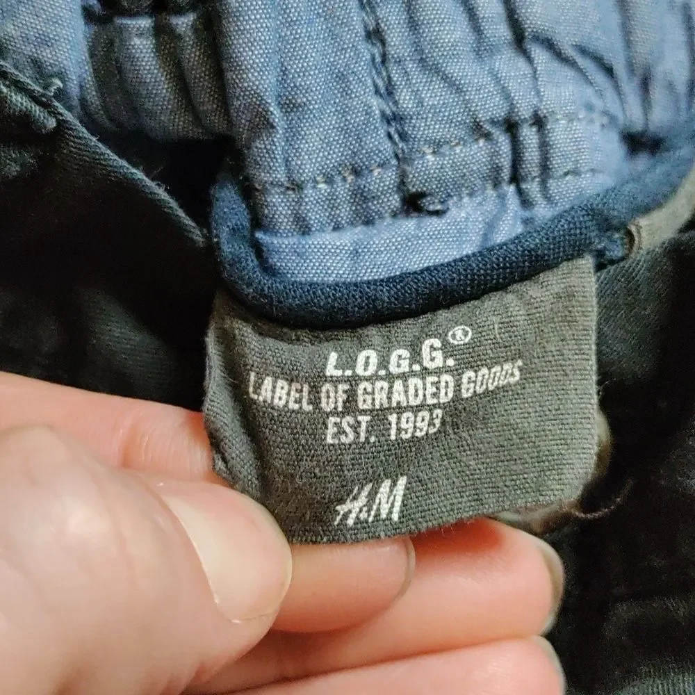 H&M Pants size 6 to 9 Months Black Chino Dress Pants Spring Easter Cotton